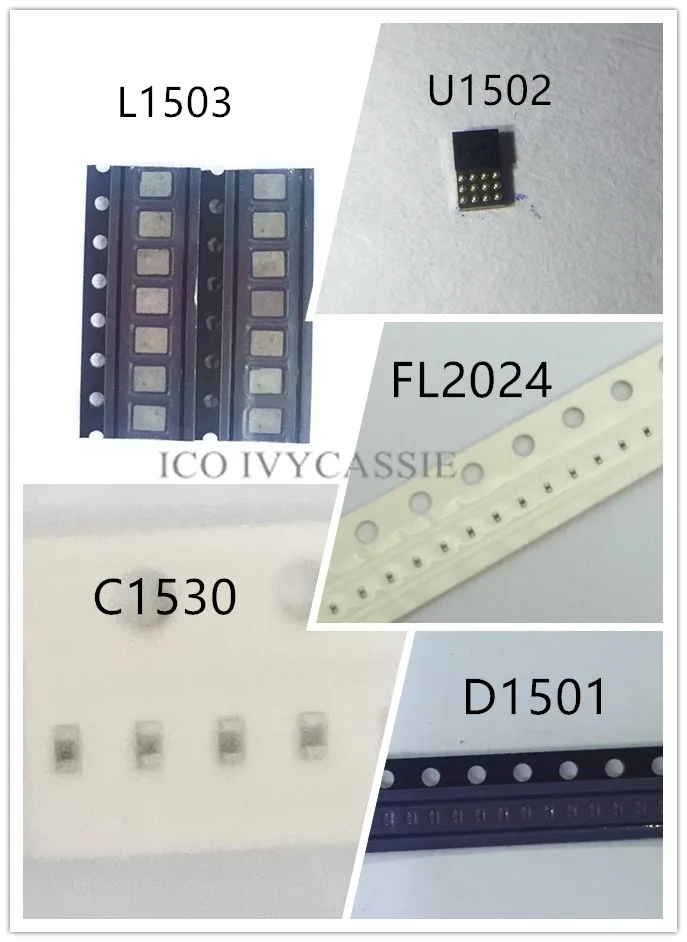 For iPhone 6 6Plus Backlight Kit U1502 Light IC+L1503 Coil +D1501 Diode+ FL2024 Fuse Filter+C1530 31 C1505 Capacitor 5pcs/set
For iPhone 6 6Plus Backlight Kit U1502 Light IC+L1503 Coil +D1501 Diode+ FL2024 Fuse Filter+C1530 31 C1505 Capacitor 5pcs/set