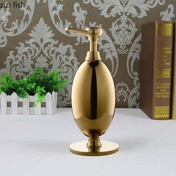 Upscale European gold soap dispenser household countertop soap bottle bathroom high-grade stainless steel lotion bath bottle
Upscale European gold soap dispenser household countertop soap bottle bathroom high-grade stainless steel lotion bath bottle