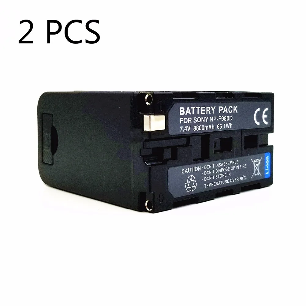 2 шт. аккумулятор WHCYonline для SONY MC1500C 190P 198P F950 MC1000C HD1000C V1C Z5C Z7C PD198P 8800 мАч F980D F970 F960 |
