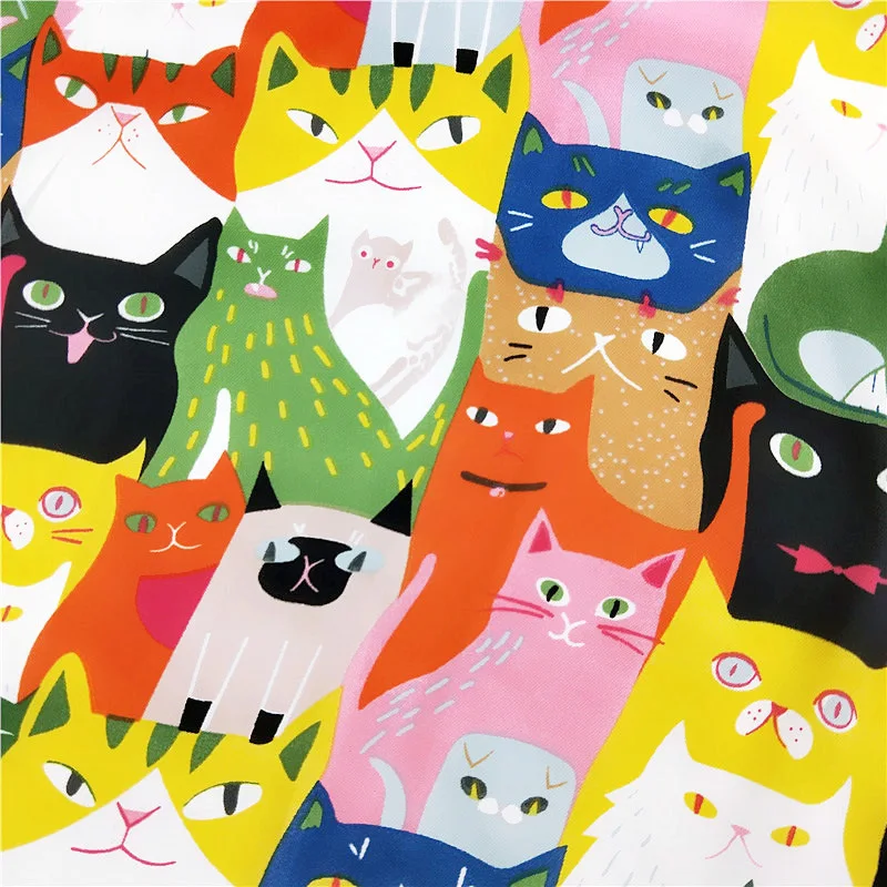 Euro Designer Spring Autumn Square Multicolor Cats Animals Scarf For Ladies Satin Silk Women's Neck Scarfs Apparel Accessories
Euro Designer Spring Autumn Square Multicolor Cats Animals Scarf For Ladies Satin Silk Women's Neck Scarfs Apparel Accessories