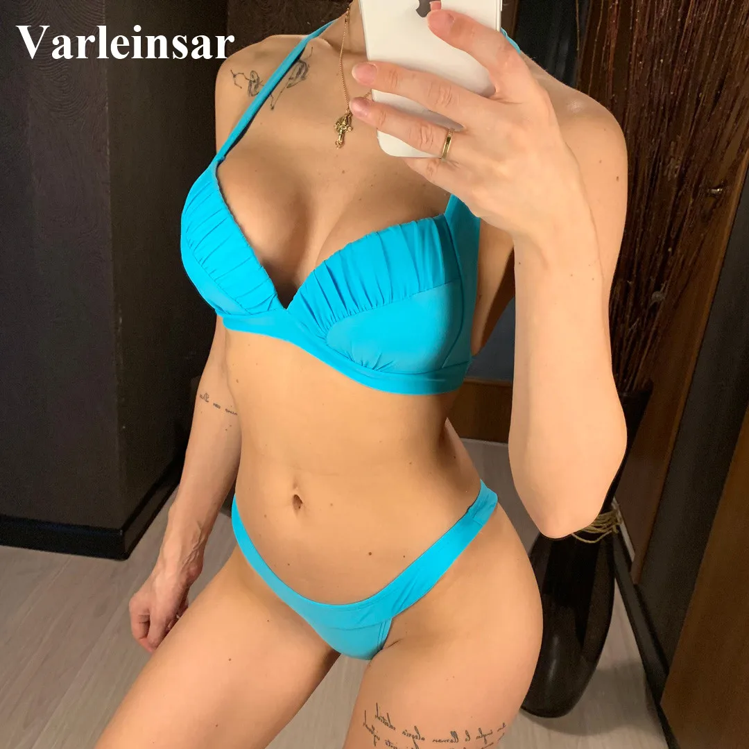 5 Colors 2019 Sexy Bra Push Up Bikini Female Swimsuit Women Swimwear Two-pieces Bikini set Bather Bathing Suit Swim Lady V604
5 Colors 2019 Sexy Bra Push Up Bikini Female Swimsuit Women Swimwear Two-pieces Bikini set Bather Bathing Suit Swim Lady V604