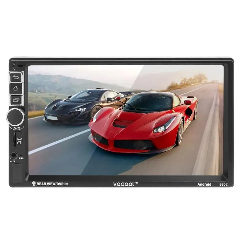 VODOOL 2 Din 7in TFT LCD Touch Screen 1080P Quad-core Android 7.1 Bluetooth Car MP3 MP4 MP5 Player USB Audio FM Radio
VODOOL 2 Din 7in TFT LCD Touch Screen 1080P Quad-core Android 7.1 Bluetooth Car MP3 MP4 MP5 Player USB Audio FM Radio
