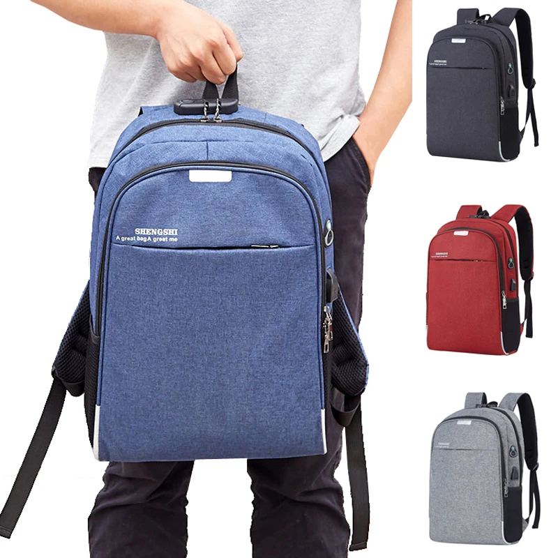 30*46cm 2019 Men Backpack Anti-theft Laptop Computer School Bag Rucksack With USB Charger Pot
30*46cm 2019 Men Backpack Anti-theft Laptop Computer School Bag Rucksack With USB Charger Pot