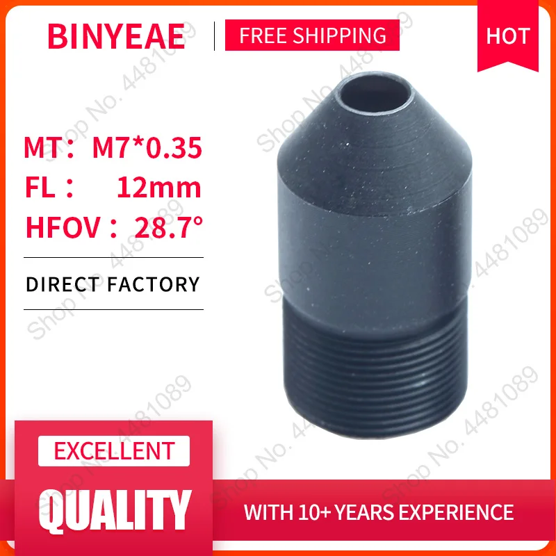 BINYEAE 3Megapixel HD 12mm lens Board lens for CCTV Security Camera IP Camera 12MM F2.4 M7*0.35 Mount long viewing distance
BINYEAE 3Megapixel HD 12mm lens Board lens for CCTV Security Camera IP Camera 12MM F2.4 M7*0.35 Mount long viewing distance
