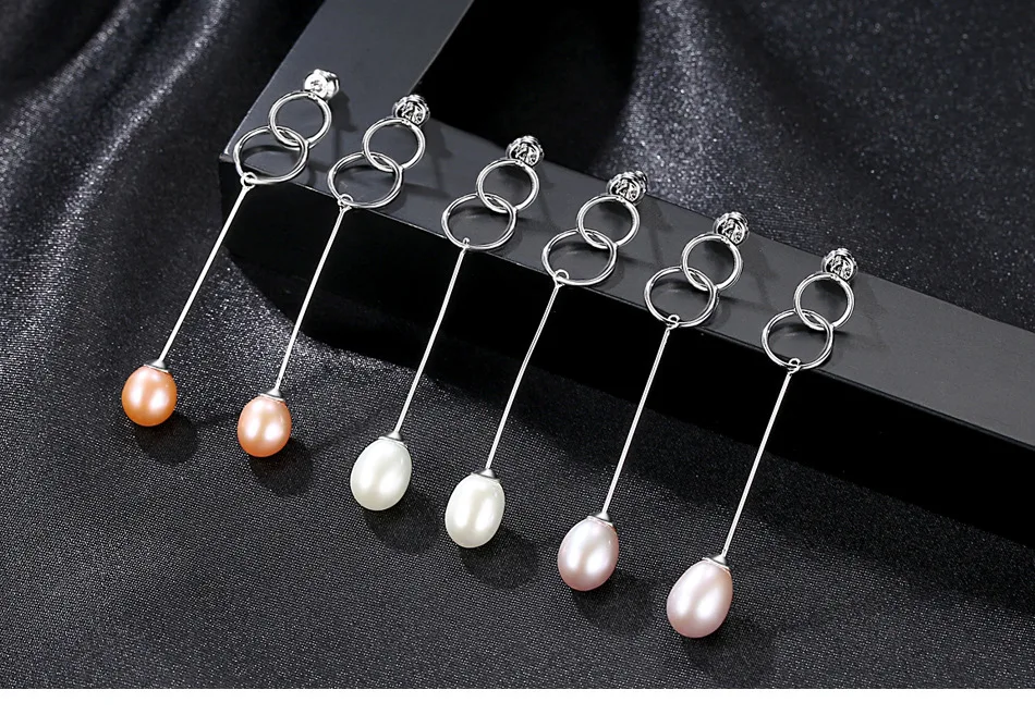 S925 Sterling Silver Earrings Double Design Pearl Earrings Women Silver Jewelry CE05
S925 Sterling Silver Earrings Double Design Pearl Earrings Women Silver Jewelry CE05