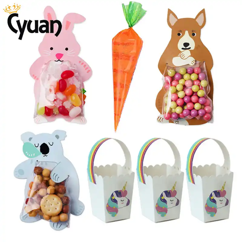 party favors candy bags birthday plastic gift bags baby shower