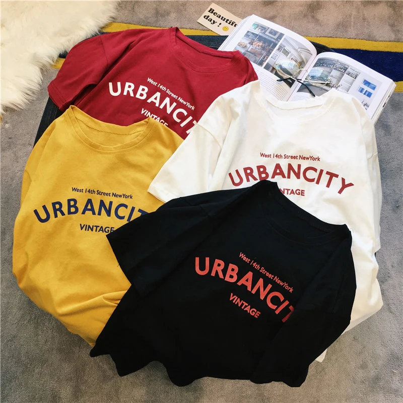 Short-sleeved female students loose Korean fashion wild half sleeves retro Hong Kong-flavored girlfriends summer t-shirt
Short-sleeved female students loose Korean fashion wild half sleeves retro Hong Kong-flavored girlfriends summer t-shirt