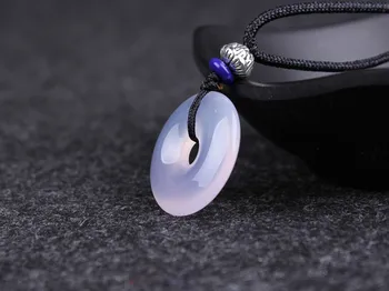 Natural ice white chalcedony necklace jade pendant jade jewelry jade peace pendant pendant cb31#
Natural ice white chalcedony necklace jade pendant jade jewelry jade peace pendant pendant cb31#
