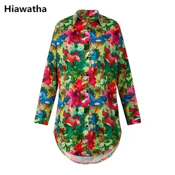 Hiawatha Camisa Feminina Spring Multicolor Unicorn Pattern Printed Blouse Women Oversize Chiffon Shirts T4349
Hiawatha Camisa Feminina Spring Multicolor Unicorn Pattern Printed Blouse Women Oversize Chiffon Shirts T4349