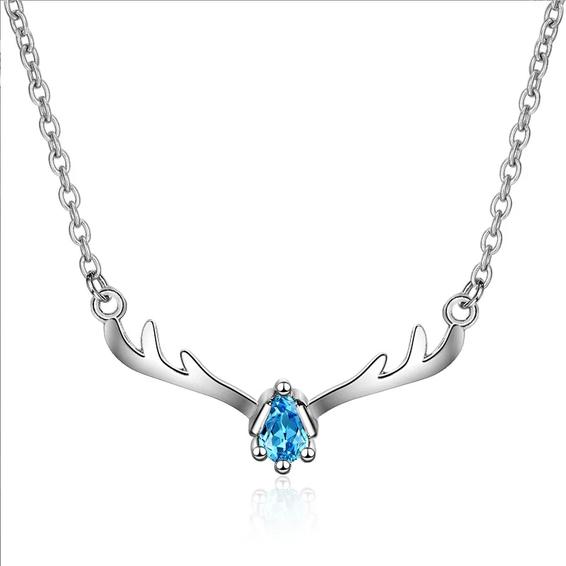 New Arrival 925 Sterling Silver Fashion Christmas Elk Deer Crystal Women Short Chain Necklaces Female Jewelry Gift Drop Shipping
New Arrival 925 Sterling Silver Fashion Christmas Elk Deer Crystal Women Short Chain Necklaces Female Jewelry Gift Drop Shipping