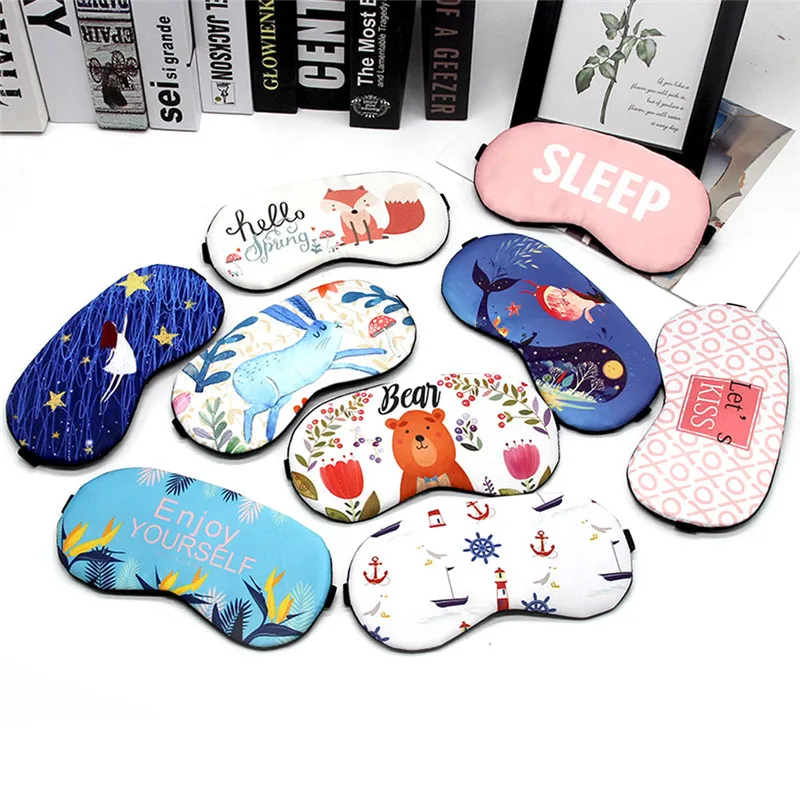 1pc Sleeping Mask Eyepatch Eye Cover Cotton Creative Lovely Cartoon for Eye Travel Relax Sleeping Aid Eye Patch Shading Eye Mask
1pc Sleeping Mask Eyepatch Eye Cover Cotton Creative Lovely Cartoon for Eye Travel Relax Sleeping Aid Eye Patch Shading Eye Mask