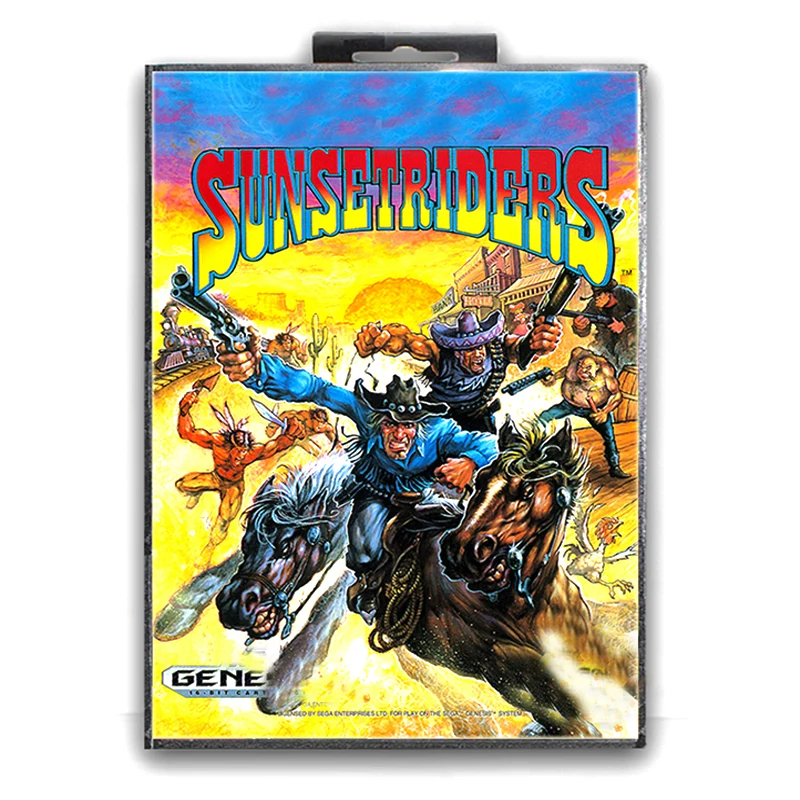 Sunset Riders with Box for 16 bit Sega MD Game Card for Mega Drive for Genesis Video Console
Sunset Riders with Box for 16 bit Sega MD Game Card for Mega Drive for Genesis Video Console
