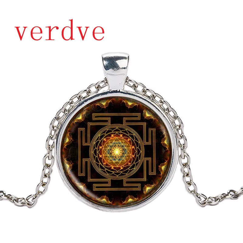 Buddhist Sri Yantra Jewelery Pendant Sacred Geometry Necklace glass Jewelry Mandala Buddhist Necklace Women Jewelry
Buddhist Sri Yantra Jewelery Pendant Sacred Geometry Necklace glass Jewelry Mandala Buddhist Necklace Women Jewelry