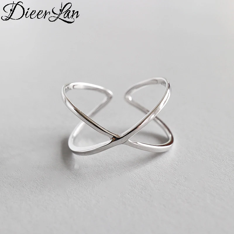 DIEERLAN Bohemian Vintage 925 Sterling Silver Cross Finger Rings for Women Adjustable Antique Ring Anillos
DIEERLAN Bohemian Vintage 925 Sterling Silver Cross Finger Rings for Women Adjustable Antique Ring Anillos