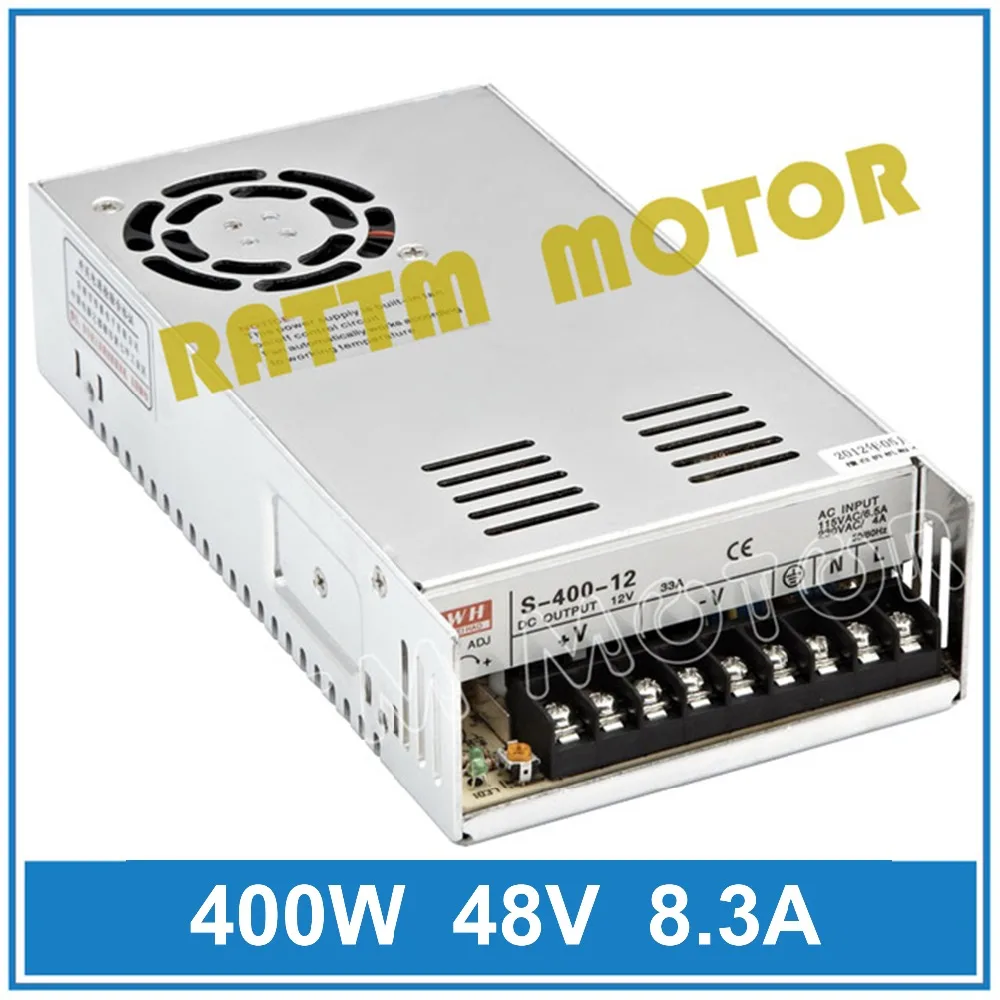 400W 48V DC/VC 8.3A Type Single Output Switch Power Supply CNC Router Foaming Mill Cut Laser Engraver Plasma
400W 48V DC/VC 8.3A Type Single Output Switch Power Supply CNC Router Foaming Mill Cut Laser Engraver Plasma