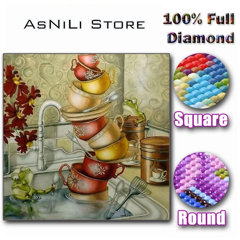 Frog Kitchen Tool Bowls 5d diy Diamond Painting Full Drill Rhinestone Diamond Embroidery Mosaic Cross Stitch Kit
Frog Kitchen Tool Bowls 5d diy Diamond Painting Full Drill Rhinestone Diamond Embroidery Mosaic Cross Stitch Kit