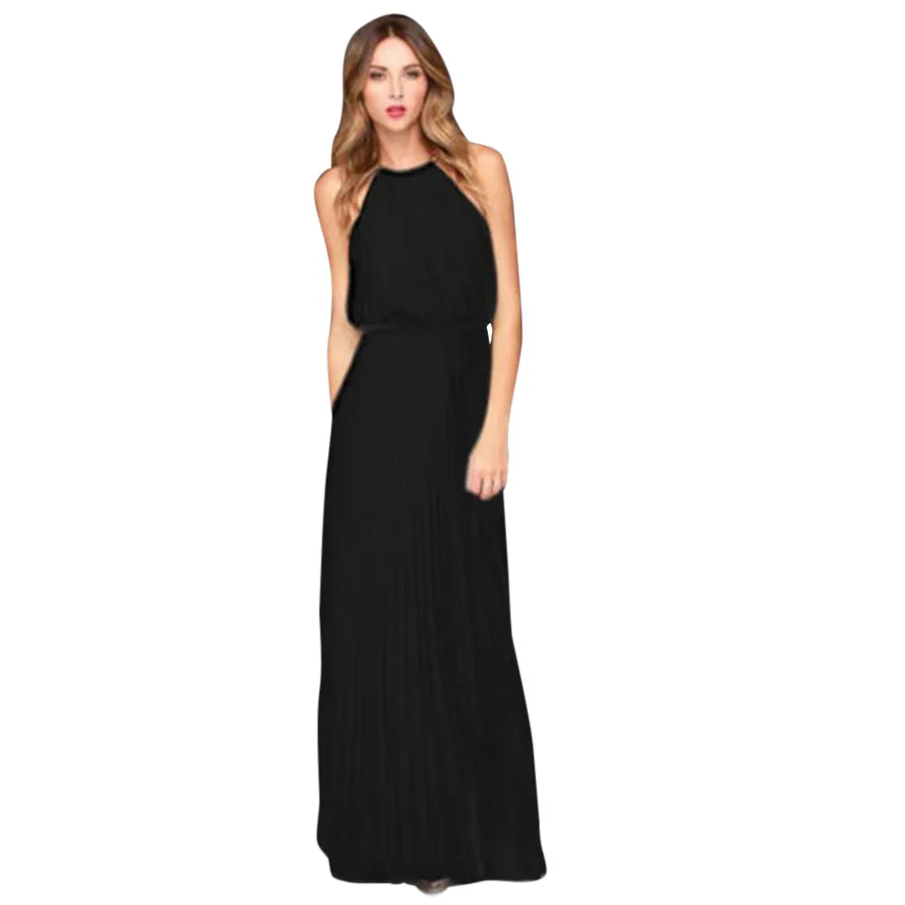 Women Sleeveless Long Dress Solid O Neck Casual Beach Evening Party Dresses Office Sukienka Damska Robe Femme Vestidos 2019 New
Women Sleeveless Long Dress Solid O Neck Casual Beach Evening Party Dresses Office Sukienka Damska Robe Femme Vestidos 2019 New