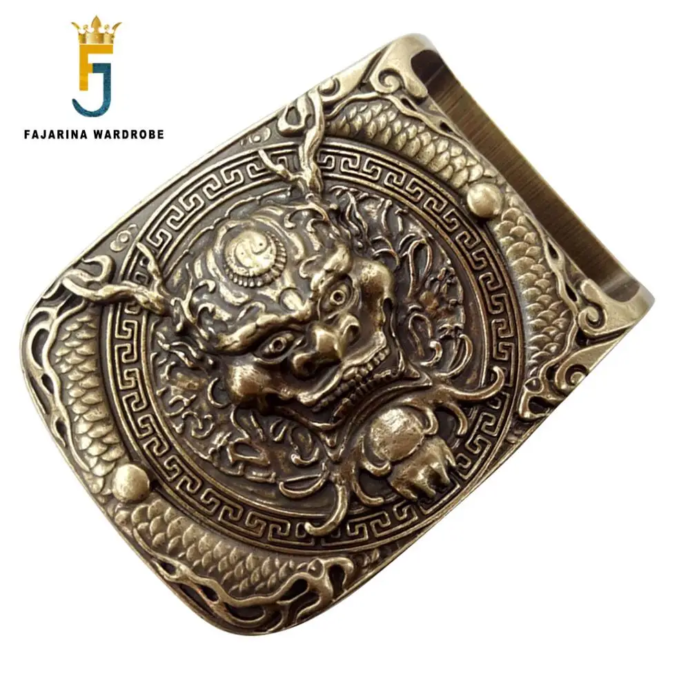 FAJARINA New Unique Design Many Models Options Solid Brass Buckle Only for 3.6-3.9cm Width Belt Buckles Men Free Shipping BCK027
FAJARINA New Unique Design Many Models Options Solid Brass Buckle Only for 3.6-3.9cm Width Belt Buckles Men Free Shipping BCK027