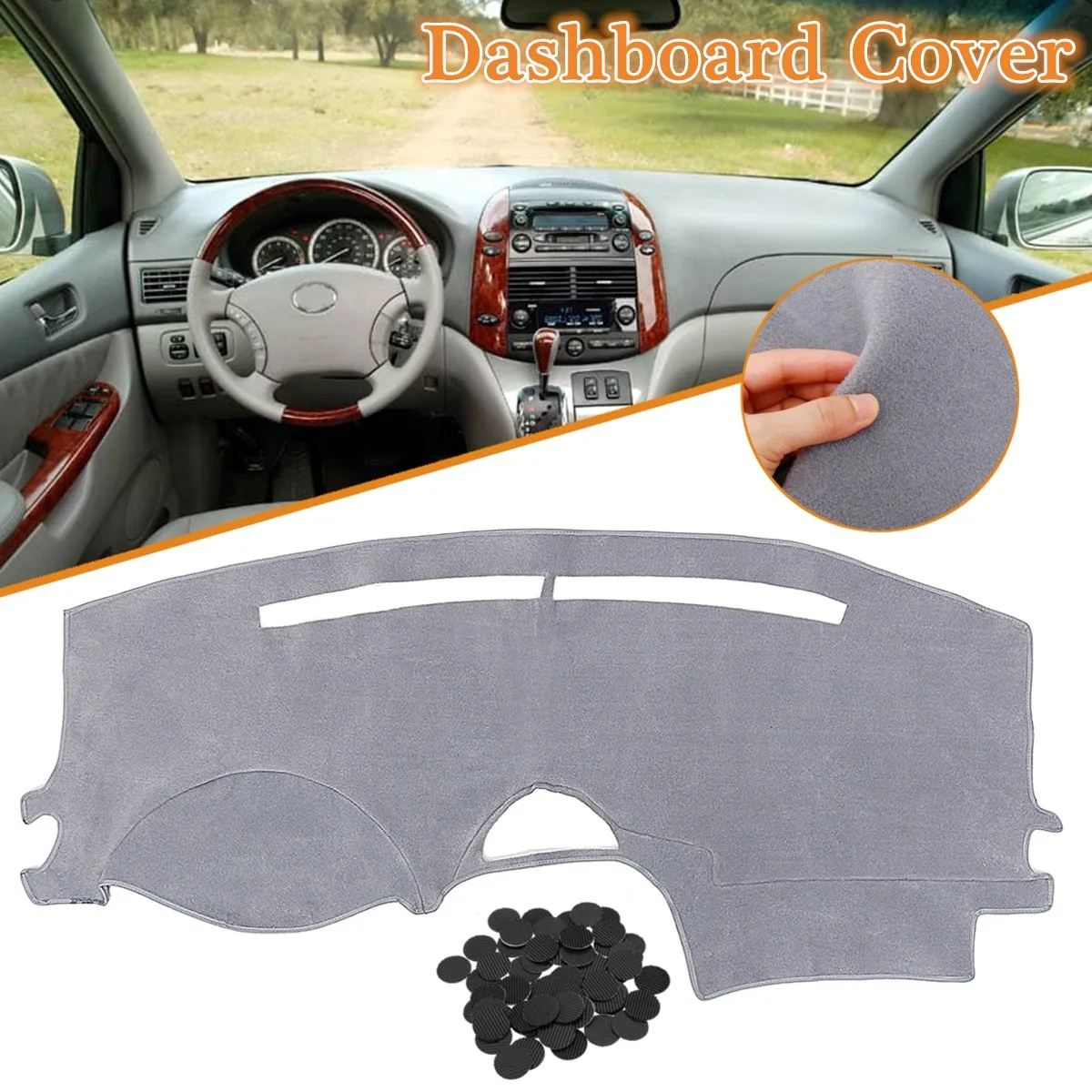 For Toyota Sienna 2004 2007 Dashboard Dash Mat Cover Non