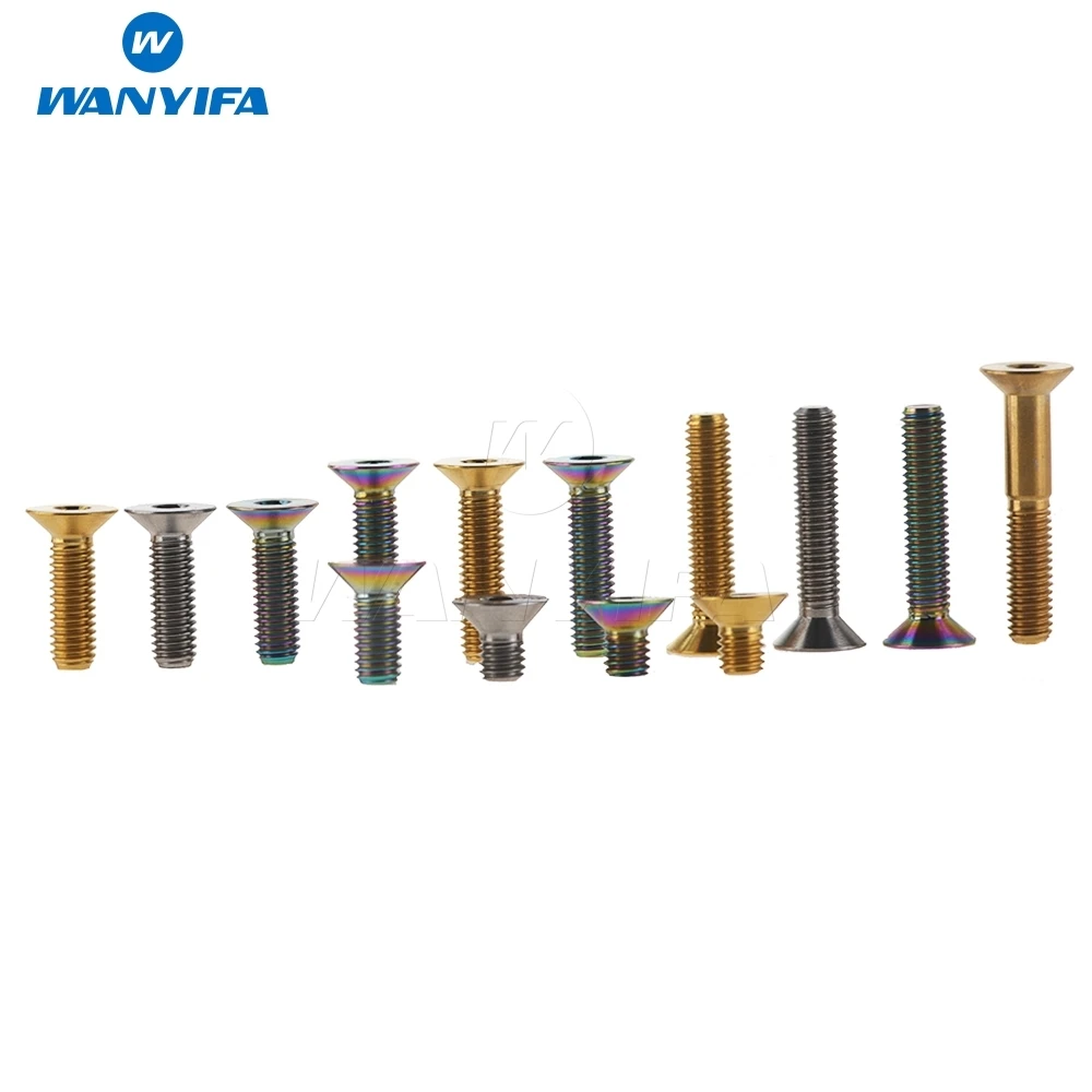 Wanyifa Titanium Ti M6 x 10 15 20 25 30 35mm Allen Key Flat Countersunk Head Screw Bolt
Wanyifa Titanium Ti M6 x 10 15 20 25 30 35mm Allen Key Flat Countersunk Head Screw Bolt