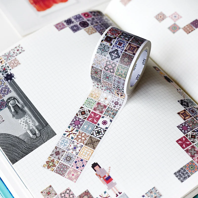 3 cm Wide Western Customs Washi Tape Adhesive Tape DIY Scrapbooking Sticker Label Masking Tape
3 cm Wide Western Customs Washi Tape Adhesive Tape DIY Scrapbooking Sticker Label Masking Tape