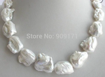 stunning big 16-20mm baroque white keshi reborn freshwater pearl necklace
stunning big 16-20mm baroque white keshi reborn freshwater pearl necklace