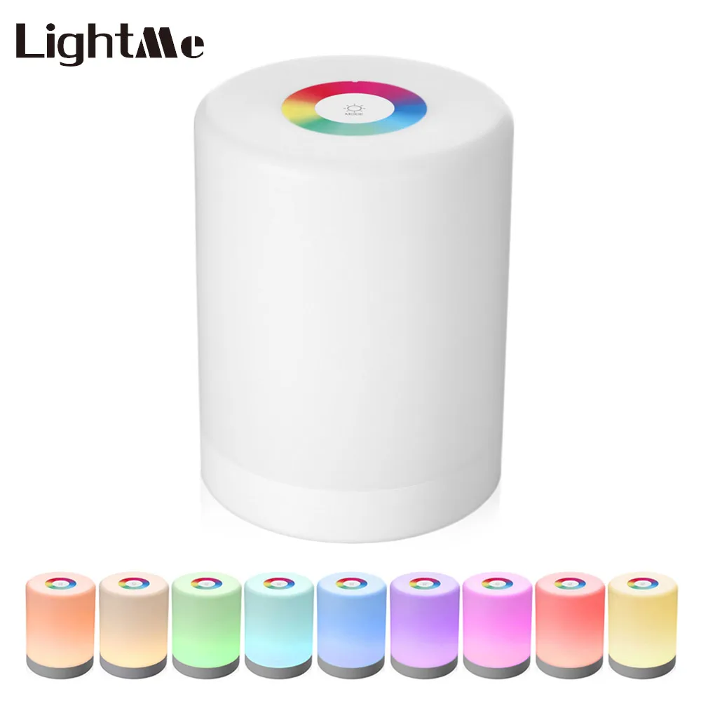 Lightme Intelligent Touch Bright Night Light Portable Hook LED Lamp Colorful Induction Dimmer for Table | Лампы и освещение