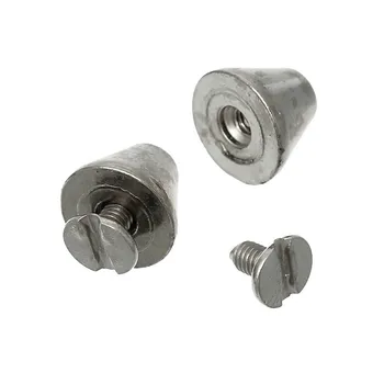 50 Sets DIY Punk Cone Spike Rivets Studs Spots Silver Tone DIY Crafts Handbags Clothes Shoes Making 11x8mm 8x7mm
50 Sets DIY Punk Cone Spike Rivets Studs Spots Silver Tone DIY Crafts Handbags Clothes Shoes Making 11x8mm 8x7mm