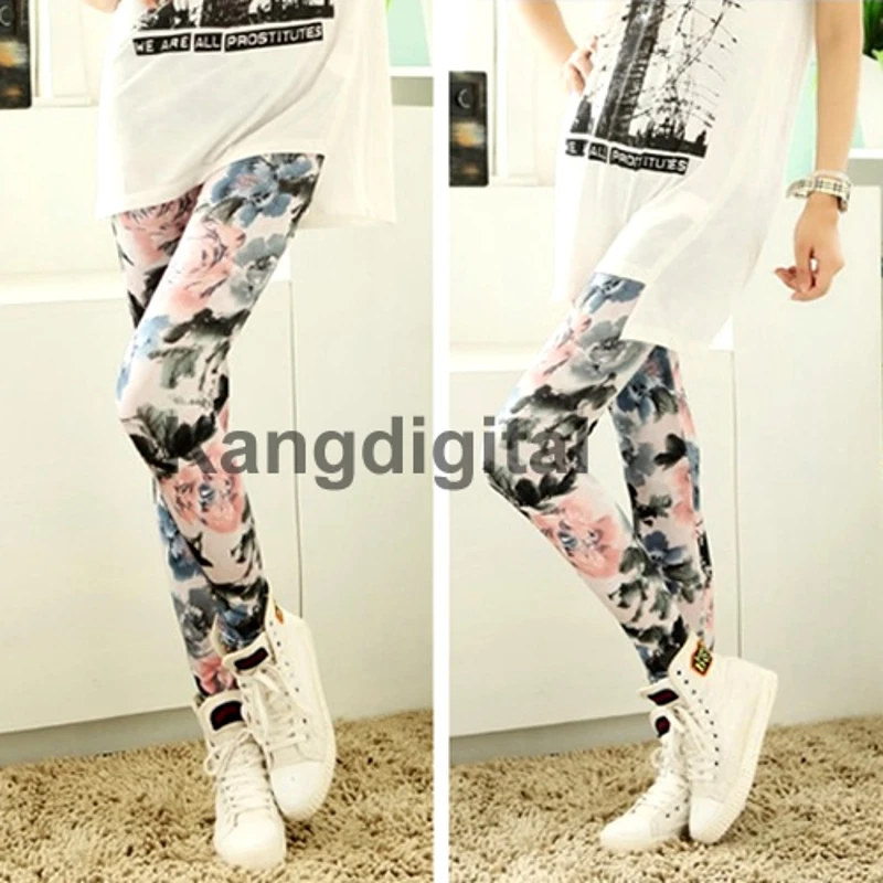 2017 New Arrive Fashion Women leggings Retro Flowers Floral Print color legins Ray Stretch leggins pant legging for Woman
2017 New Arrive Fashion Women leggings Retro Flowers Floral Print color legins Ray Stretch leggins pant legging for Woman