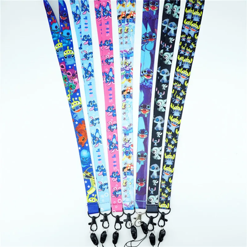 Cute Cartoon Stitch Neck Strap Lanyards for keys ID Card Gym Mobile Phone Strap USB Badge Holder Rope Key Chain Cosplay Gift
Cute Cartoon Stitch Neck Strap Lanyards for keys ID Card Gym Mobile Phone Strap USB Badge Holder Rope Key Chain Cosplay Gift