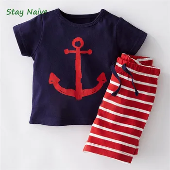 2016 Fashion Summer Boys Clothes Sets Kids Clothes Short-Sleeve Cartoon T-Shirt + Striped Pant Boys Clothing Set
2016 Fashion Summer Boys Clothes Sets Kids Clothes Short-Sleeve Cartoon T-Shirt + Striped Pant Boys Clothing Set