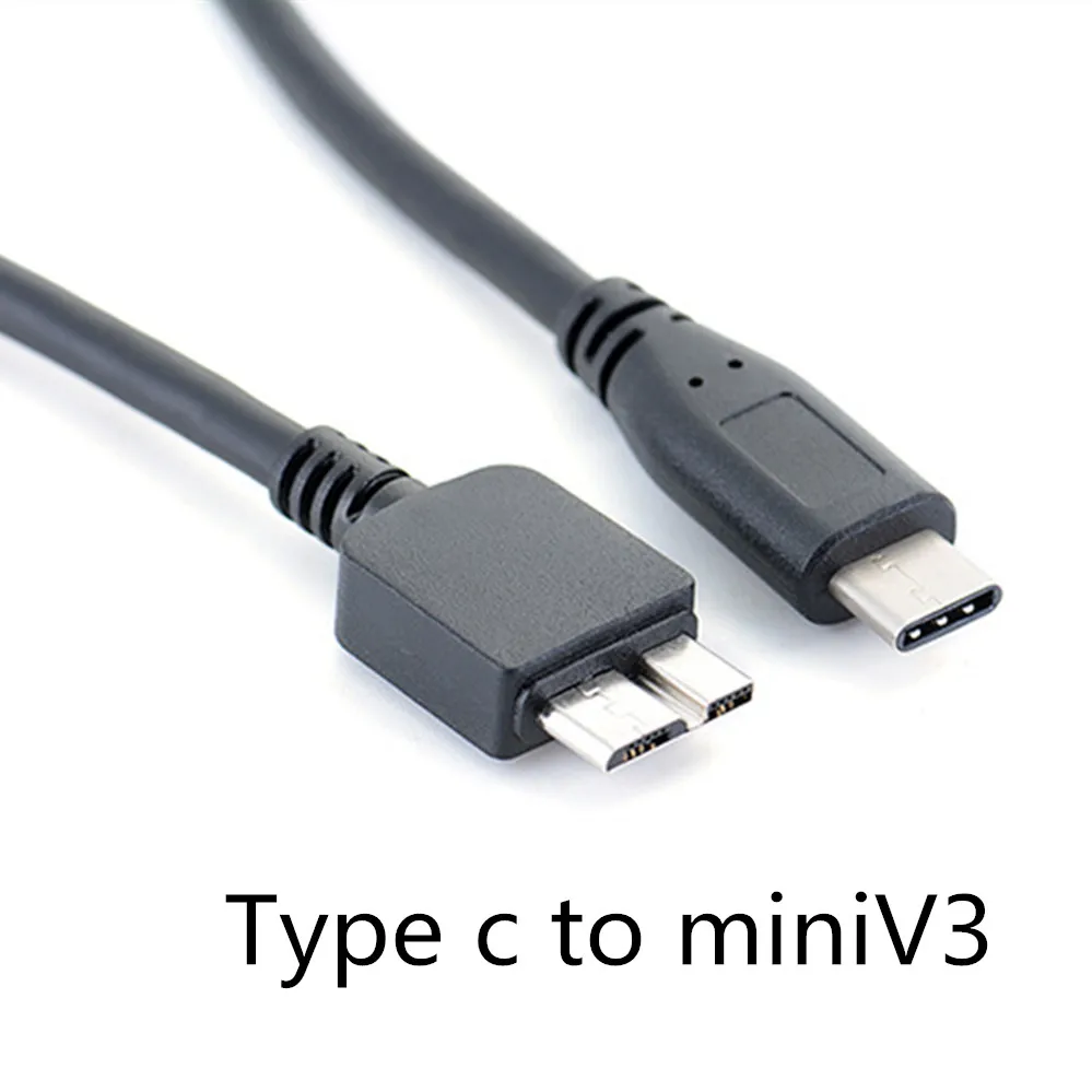 Мини USB кабель type C к Mini usb V3 адаптер передачи данных для быстрой зарядки сотовых