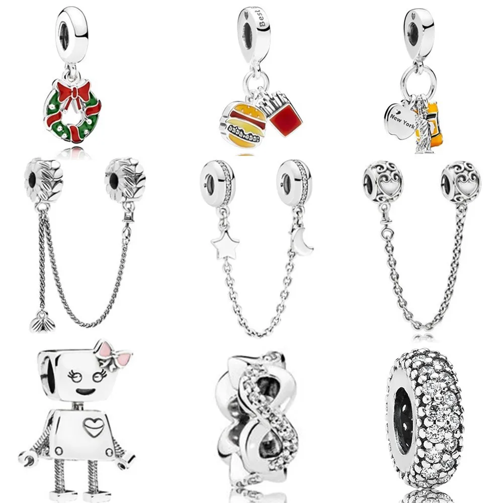 AIFEILI Pendant Necklace DIY Suitable For Pandora Bracelet Jewelry European Charm Lovely Girl Personality Bead Wing Feather
AIFEILI Pendant Necklace DIY Suitable For Pandora Bracelet Jewelry European Charm Lovely Girl Personality Bead Wing Feather