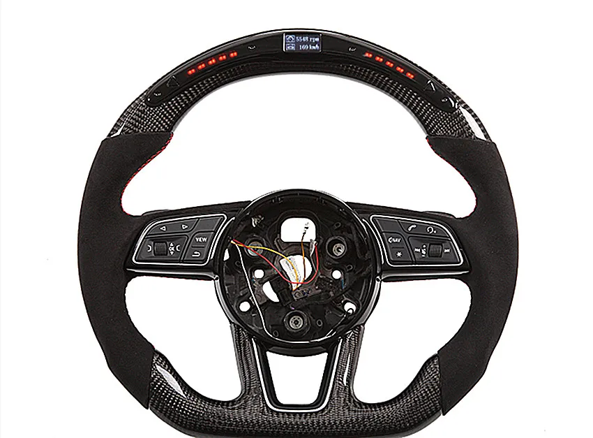 LED DISPLAY LED Smart Steering wheel carbon fiber for audi New A3 A4L A5 B9 S3 car styling interior race display steering wheel
LED DISPLAY LED Smart Steering wheel carbon fiber for audi New A3 A4L A5 B9 S3 car styling interior race display steering wheel