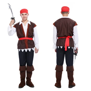 Halloween Masquerade adult pirate costume COS role playing Pirates of the Caribbean Captain Jack Sparrow pirate costume
Halloween Masquerade adult pirate costume COS role playing Pirates of the Caribbean Captain Jack Sparrow pirate costume