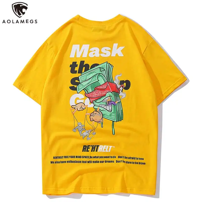 Aolamegs T Shirt Men Funny Printed Men's Tee Shirts O-neck T Shirt Fashion Hip Hop Harajuku Couple Tees Summer Streetwear
Aolamegs T Shirt Men Funny Printed Men's Tee Shirts O-neck T Shirt Fashion Hip Hop Harajuku Couple Tees Summer Streetwear