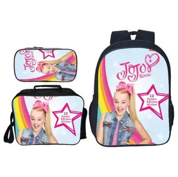 3pcs/set Superstar JOJO Siwa School Bag Set Girl Casual Book Bag Custom Schoolbags for Teenage Boys Students Backpacks
3pcs/set Superstar JOJO Siwa School Bag Set Girl Casual Book Bag Custom Schoolbags for Teenage Boys Students Backpacks