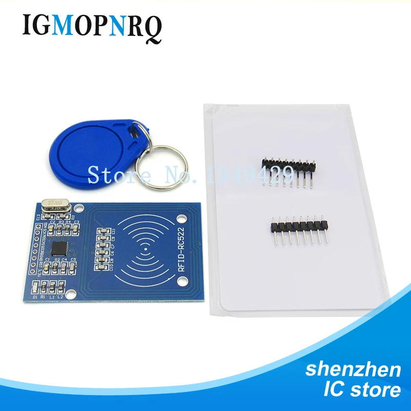 Rfid-карта RC522 mfrc 522 рчид РЧ IC индуктивный модуль S50 Fudan карта для ключей горячая