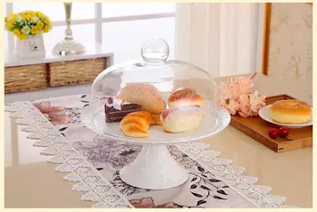 Ceramic cake plate of fruit tray west pastries frame cover glass dust cover afternoon tea sweet
Ceramic cake plate of fruit tray west pastries frame cover glass dust cover afternoon tea sweet