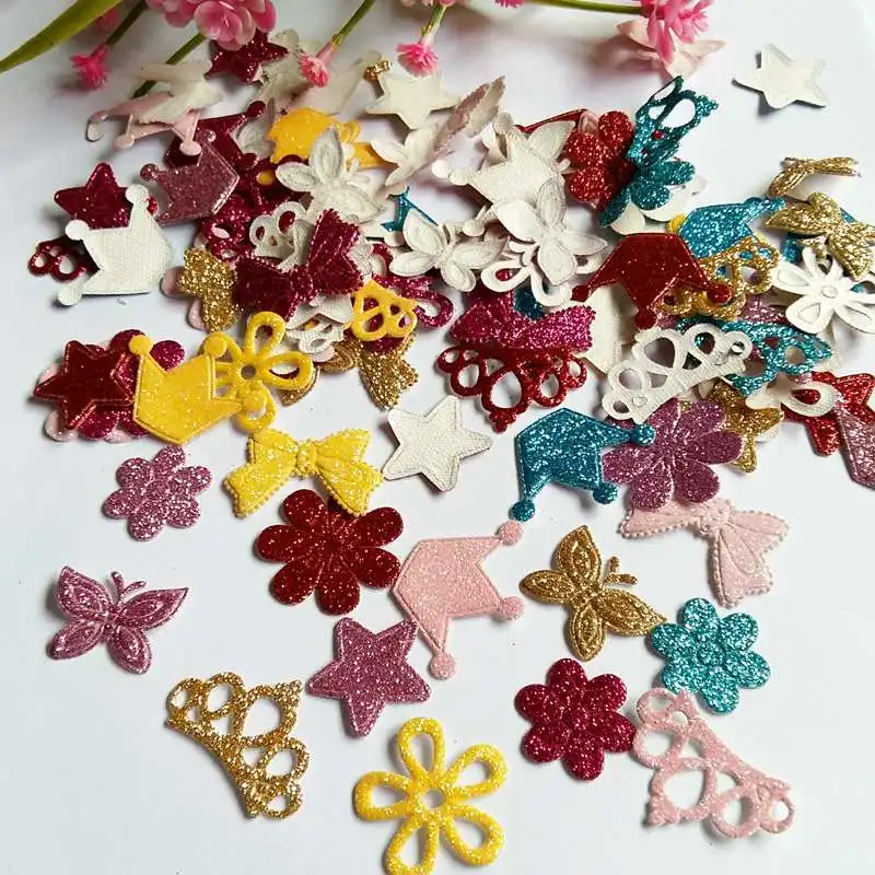 200PCS mix Colored Glitterknot applique flower patch hair accessories diy craft scrapbook kids birthday party decoration
200PCS mix Colored Glitterknot applique flower patch hair accessories diy craft scrapbook kids birthday party decoration