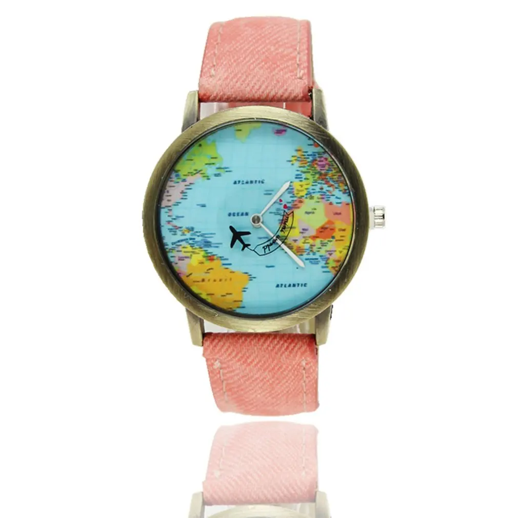 New Women Quartz Watch World Map Pattren Leather Strap Watch Popular Girl Quartz Watches Fashion Wristwatches Relojes Mujer
New Women Quartz Watch World Map Pattren Leather Strap Watch Popular Girl Quartz Watches Fashion Wristwatches Relojes Mujer