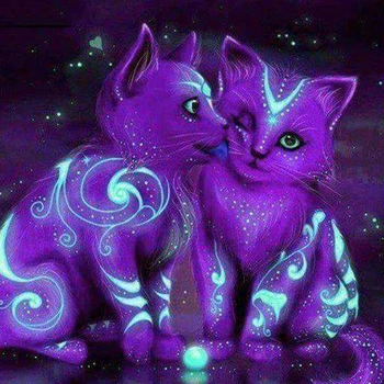 Full Square Diamond 5D DIY Diamond Painting "Glowing cat" Embroidery Cross Stitch Rhinestone Mosaic Painting Home Decor
Full Square Diamond 5D DIY Diamond Painting "Glowing cat" Embroidery Cross Stitch Rhinestone Mosaic Painting Home Decor