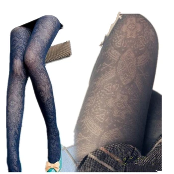 CUHAKCI Hollow Out Tights Women Pantyhose Sexy Stocking Black RetroLady Totem Backing Summer Tights
CUHAKCI Hollow Out Tights Women Pantyhose Sexy Stocking Black RetroLady Totem Backing Summer Tights
