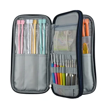 Crochet Hooks Set 17pcs 0.6-4.5mm Crochet Hook Needles 14pcs Straight Knitting Needles Set With Blue Case Sweater Sewing Tools
Crochet Hooks Set 17pcs 0.6-4.5mm Crochet Hook Needles 14pcs Straight Knitting Needles Set With Blue Case Sweater Sewing Tools