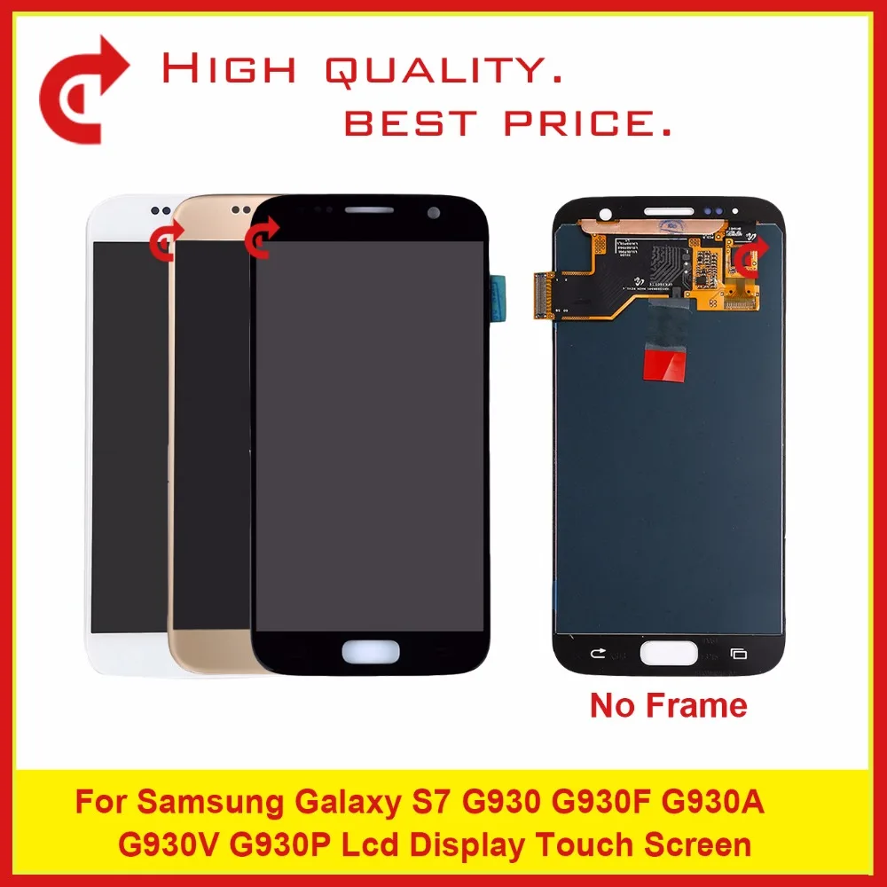 10pcs/lot Best Quality For Samsung Galaxy S7 G930 G930F G930A G930V G930P Lcd Display With Touch Screen Digitizer No Frame
10pcs/lot Best Quality For Samsung Galaxy S7 G930 G930F G930A G930V G930P Lcd Display With Touch Screen Digitizer No Frame