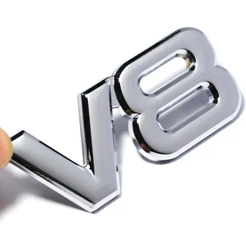 Auto Metal Alloy 3D V8 Logo Engine Displacement Trunk Rear Car Badge Decal Chrome V8 Side Wing Emblem Sticker Auto Car Styling
Auto Metal Alloy 3D V8 Logo Engine Displacement Trunk Rear Car Badge Decal Chrome V8 Side Wing Emblem Sticker Auto Car Styling