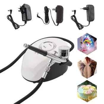 Home DIY 0.3/0.4mm Airbrush With Compressor Paint Spray Gun Mini Air Compressor Art Paint Kit For Cake Decoration Nail Painting
Home DIY 0.3/0.4mm Airbrush With Compressor Paint Spray Gun Mini Air Compressor Art Paint Kit For Cake Decoration Nail Painting