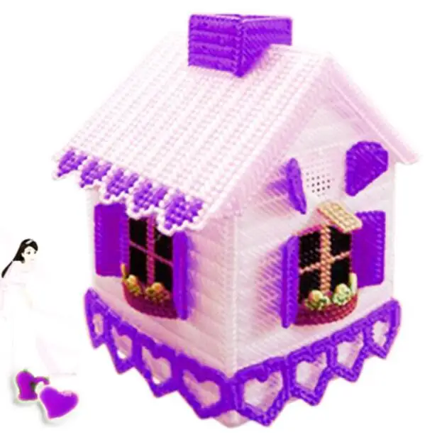 13x13x22cm Love Cabin storage tissue box embroidery kit DIY handmade craft set Crocheting knitting needlework supplies
13x13x22cm Love Cabin storage tissue box embroidery kit DIY handmade craft set Crocheting knitting needlework supplies