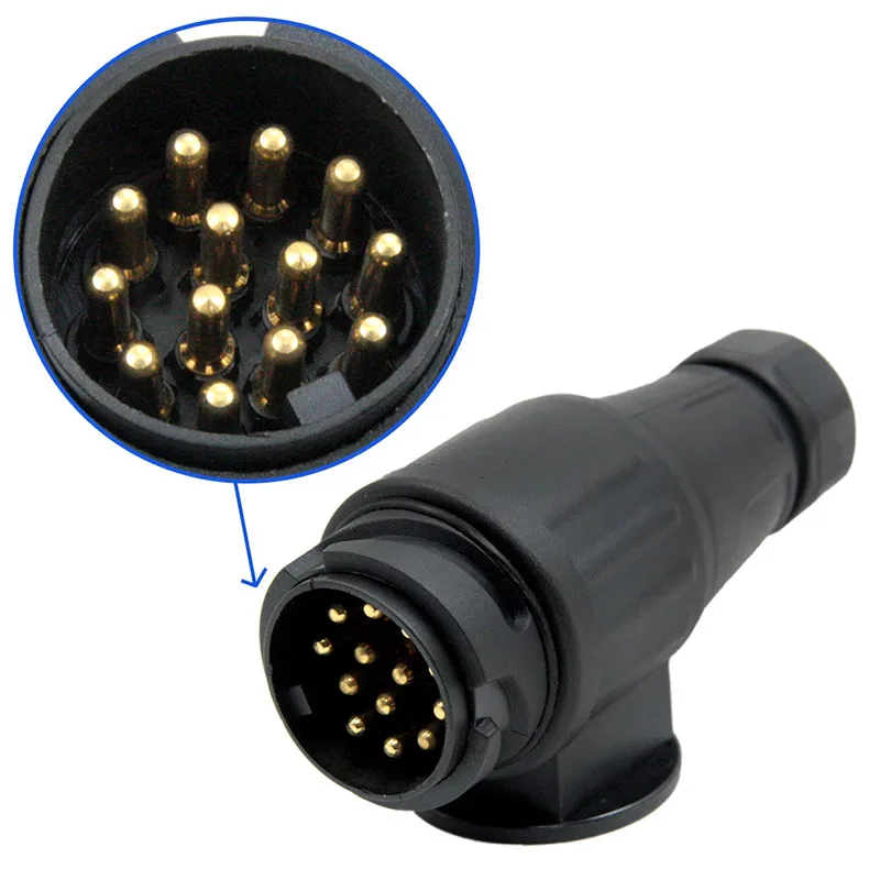 12V 13 Pin Body Wupp Plug Waterproof Car Trailer Plug Convenient for Trailer Lights Lights
12V 13 Pin Body Wupp Plug Waterproof Car Trailer Plug Convenient for Trailer Lights Lights