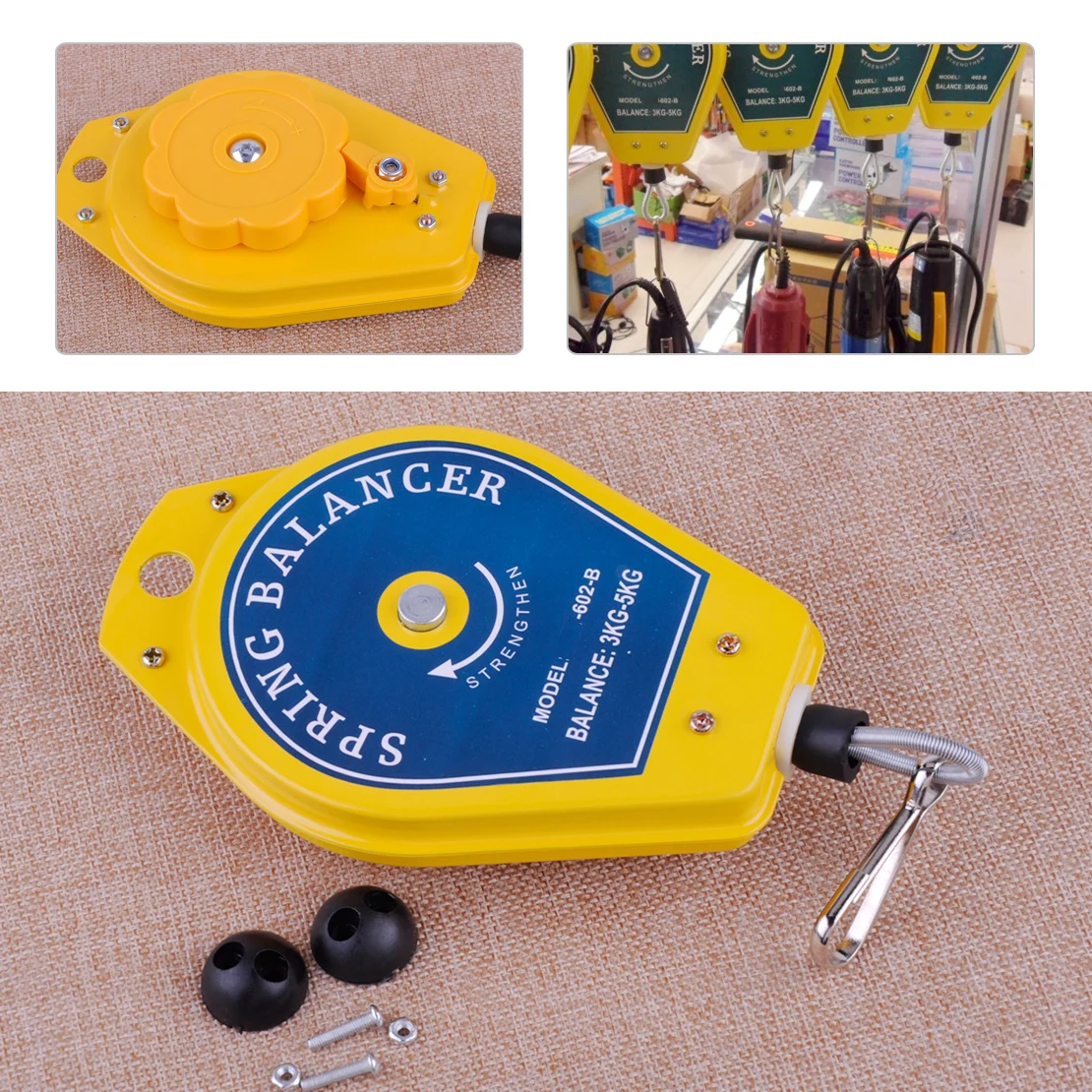 LETAOSK New Assembly Line Retractable Spring Balancer Tool Fixtures Holder Strengthen Hanging 3kg-5kg
LETAOSK New Assembly Line Retractable Spring Balancer Tool Fixtures Holder Strengthen Hanging 3kg-5kg
